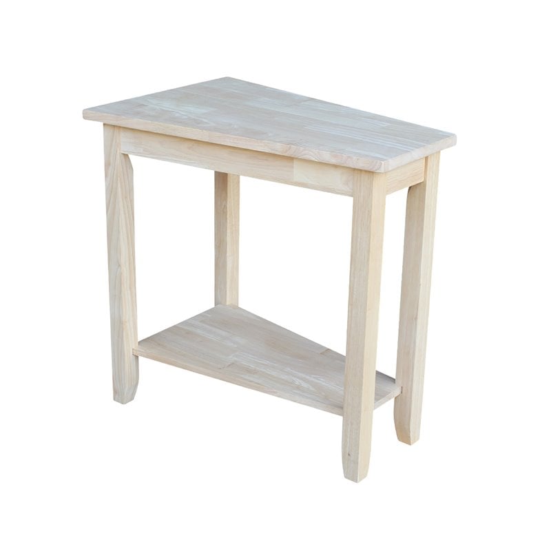 International Concepts Home Accents Unfinished Keystone Accent Table