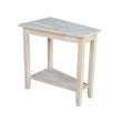 International Concepts Home Accents Unfinished Keystone Accent Table