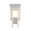 International Concepts Home Accents Unfinished Keystone Accent Table