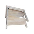 International Concepts Home Accents Unfinished Keystone Accent Table
