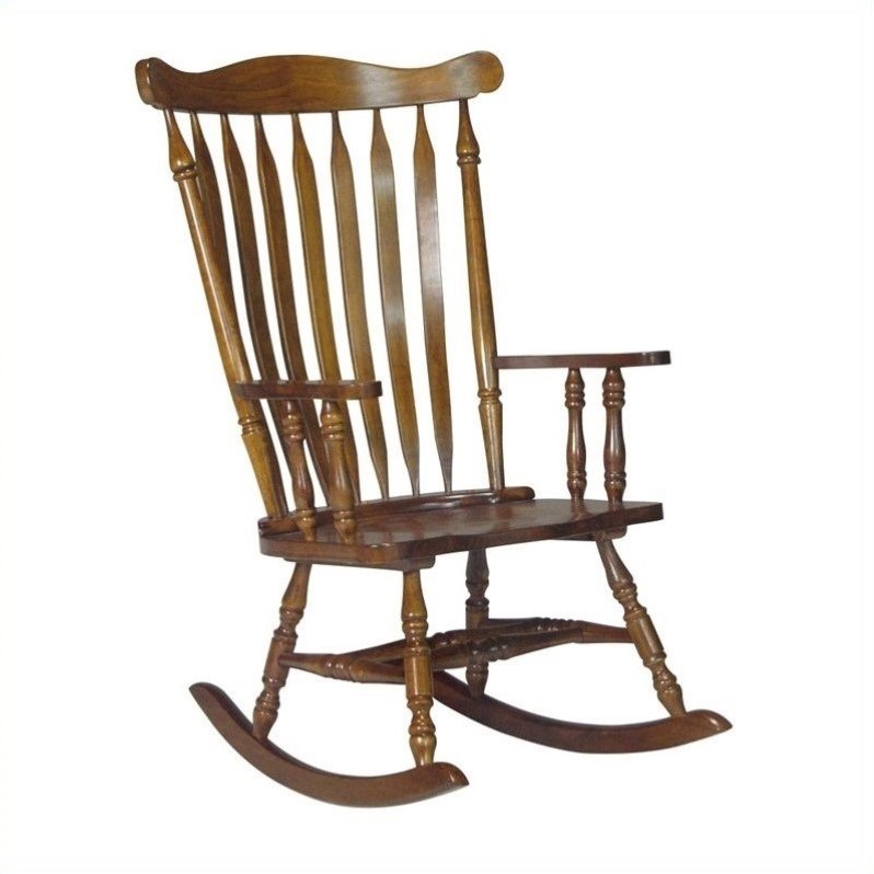Solid Wood Espresso High Chair