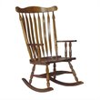 International Concepts Home Accent Solid Wood Rocker in Espresso