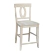 International Concepts Solid Wood Verona Counter Height Stool in Unfinished