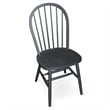 International Concepts Spindleback Windsor Dining Chair in Natural and White