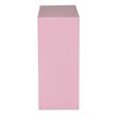 2 Shelf Metal Bookcase in Pink by OSP Home Furnishings