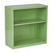 2 Shelf Metal Green Bookcase by OSP Home Furnishings