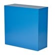 2 Shelf Metal Blue Bookcase by OSP Home Furnishings
