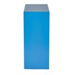 2 Shelf Metal Blue Bookcase by OSP Home Furnishings