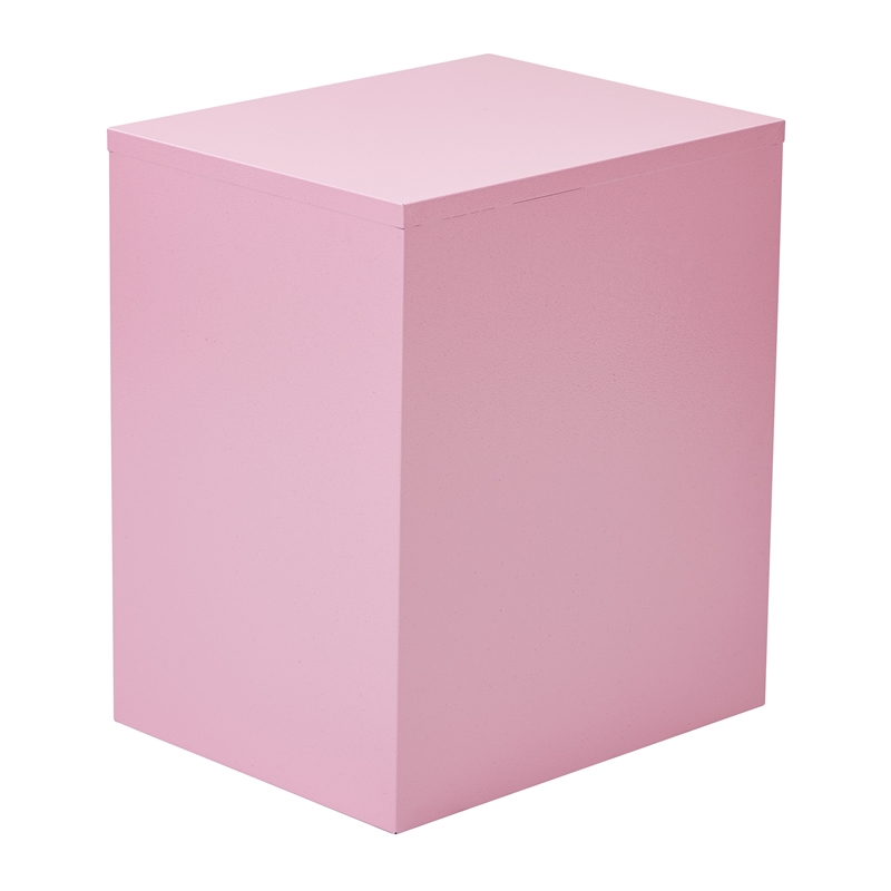 22 in Pencil Box Storage File Metal Cabinet in Pink