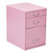 22 in Pencil Box Storage File Metal Cabinet in Pink