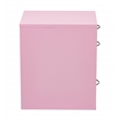 22 in Pencil Box Storage File Metal Cabinet in Pink