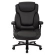 Big and Tall Deluxe High Back In Black Bonded Leather Executive Chair