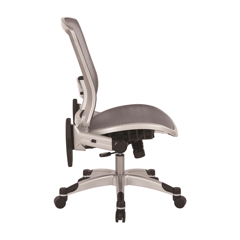 Office Star Executive Gray Mesh Back Office Chair