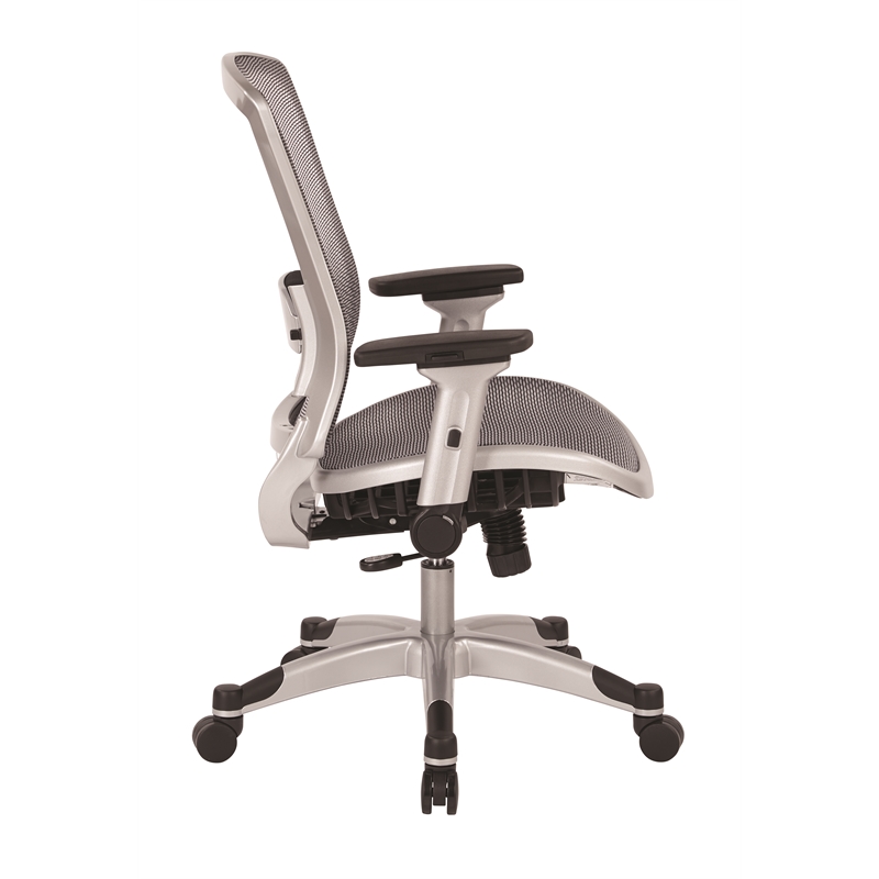 Office Star Executive Gray Mesh Back Office Chair