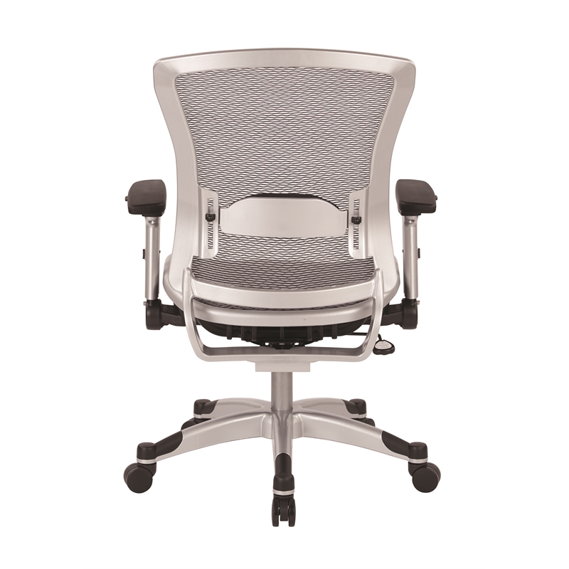 Office Star Executive Gray Mesh Back Office Chair