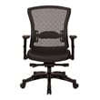Executive Bonded Leather Back Chair in Black