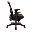 Executive Bonded Leather Back Chair in Black