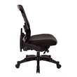 Executive Bonded Leather Back Chair in Black