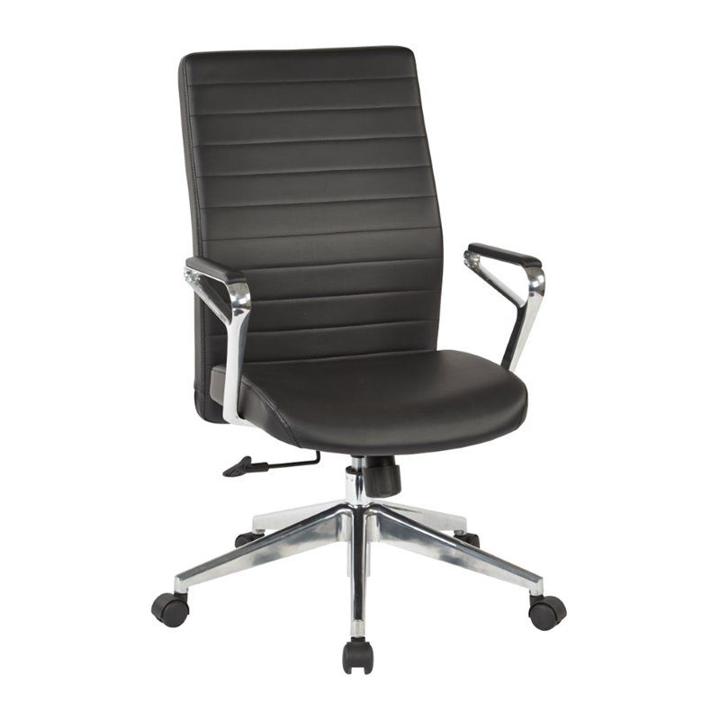 Bonded Leather Managers Chair In Black 518317ha Ec3 Bonded Leather Managers Chair In Black