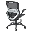 Mesh Black Fabric Seat and Back Managers Chair by Office Star