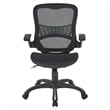 Mesh Black Fabric Seat and Back Managers Chair by Office Star