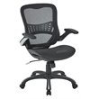 Mesh Black Fabric Seat and Back Managers Chair by Office Star