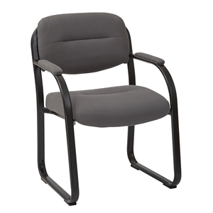 fl1055 deluxe visitors chair with sled base