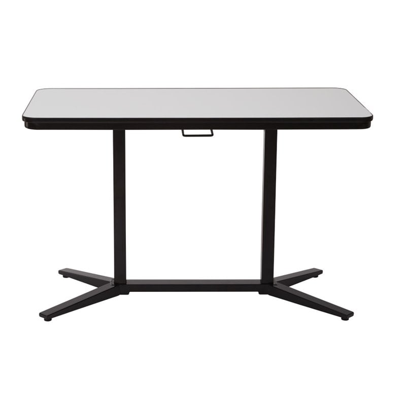 Pneumatic Height Adjustable Table with White DryErase Table Top and