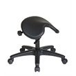 Pneumatic Drafting Black Backless Vinyl Saddle Seat stool