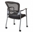 Pro-Line II Titanium Black Visitors Guest Chair in Black Fabric