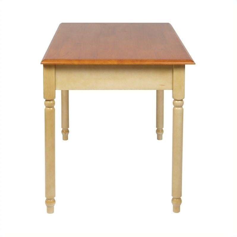 Wood Writing Desk In Antique Yellow Cc25 Wood Writing Desk In Antique Yellow
