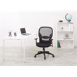 Office Star SPACE Collection Matrex Back Office Chair in Black Fabric