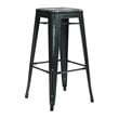 Bristow 30 inch Antique Metal Barstool Antique Black Finish 4 Pack