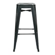 Bristow 30 inch Antique Metal Barstool Antique Black Finish 4 Pack