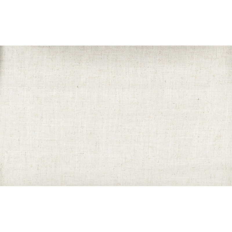 Davis Chair in Linen Beige fabric with Medium Espresso frame