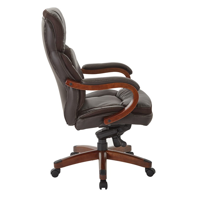Office Star Inspired By Bassett Chair In Brown Bp Vanex Ec1 Office Star Inspired By Bassett Chair In Brown