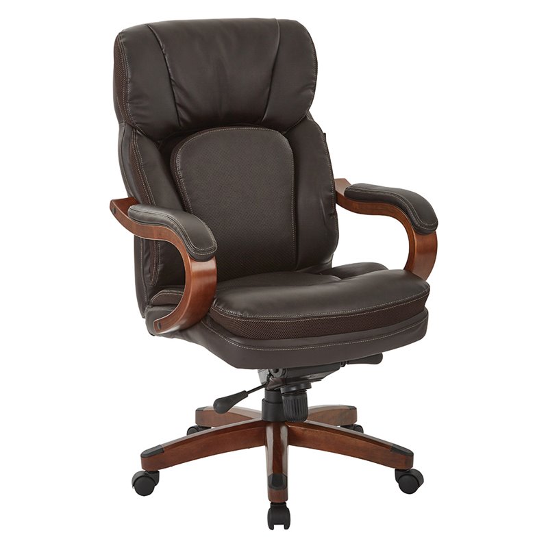 Office Star Inspired By Bassett Chair In Brown Bp Vanex Ec1 Office Star Inspired By Bassett Chair In Brown