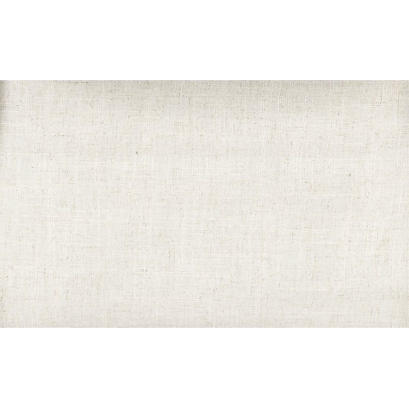Lillian Oval Back Chair in Linen Beige Brushed Frame
