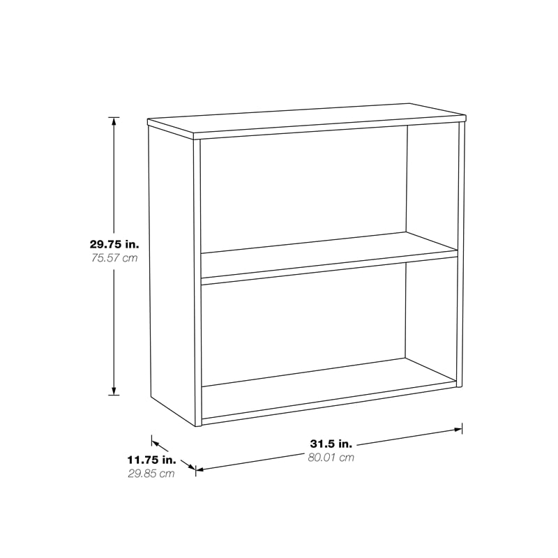 Prado 30 Inch 2 Shelf Multipurpose, Wood Bookcase 30 Inches High Quality