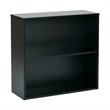 Prado 30 inch 2 Shelf Multipurpose Black Bookcase Engineered Wood