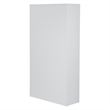 Prado 60 inches 4 Shelf Bookcase in White Engineered Wood