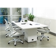 Riley Office Chair with White Mesh Fabric Seat and Back