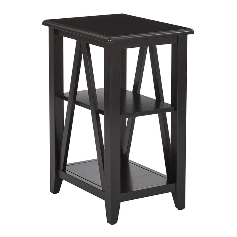Office Star Osp Designs End Table In Black Stcz08 Bk Office Star Osp Designs End Table In Black