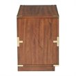 Wellington 2 Drawer Cabinet Toasted Brown Wheat in Engineered Wood