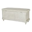 Dover Storage Bench in White Wash by OSP Home Furnishings
