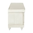 Dover Storage Bench in White Wash by OSP Home Furnishings