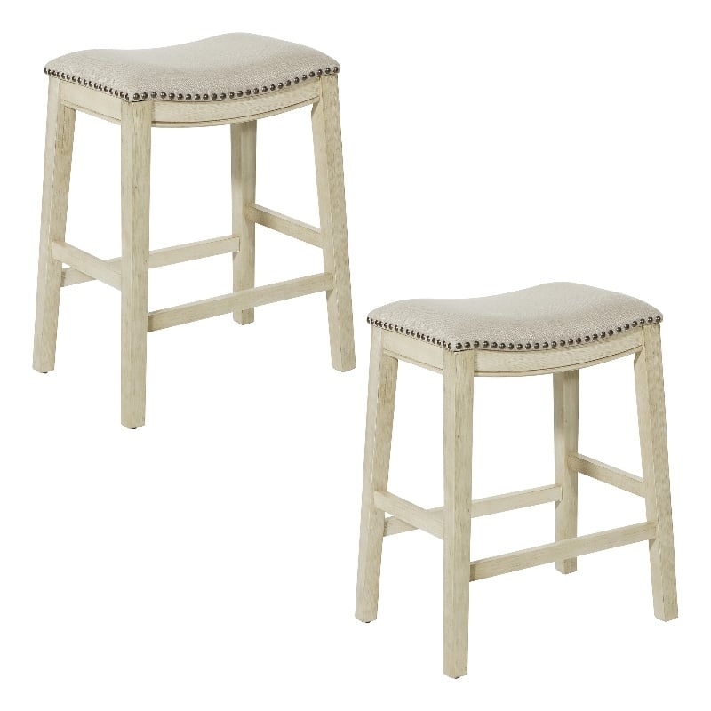 Saddle Wood Stool 24