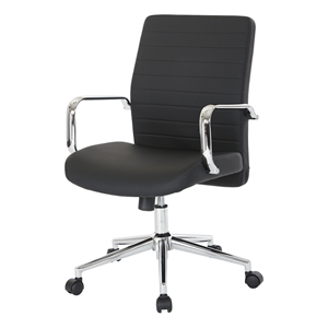 mid-back bonded leather managers chair