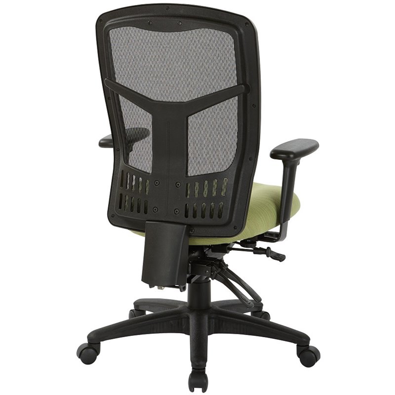 ProGrid Mesh High Back Chair w/Fabric Seat