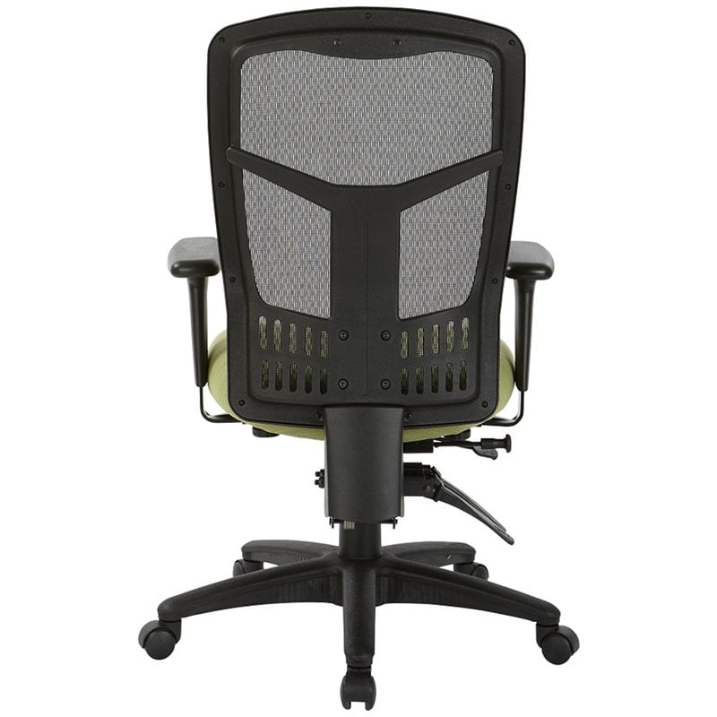 ProGrid  High Back Managers Chair with Green Seat